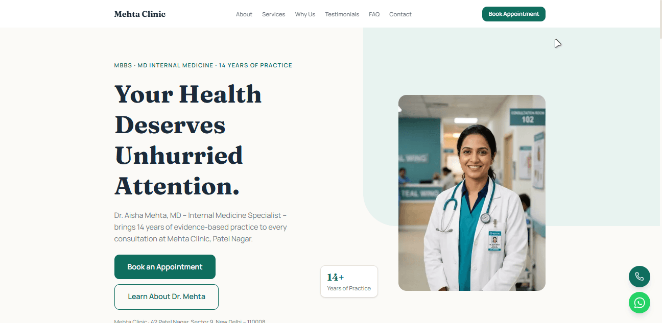 Doctor Consultation Website
